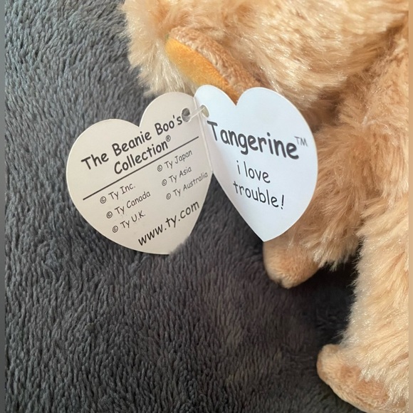 Beanie Boos Tangerine Plushie - Picture 3 of 3